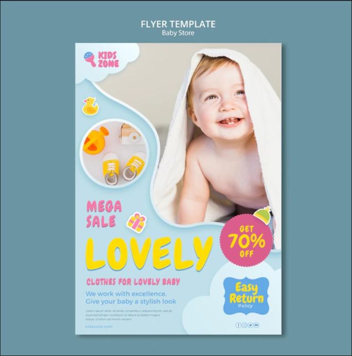 Free Baby Shop Sale Flyer