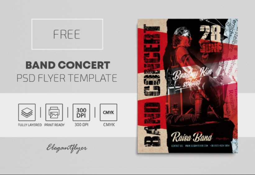 Free Band Concert Flyer