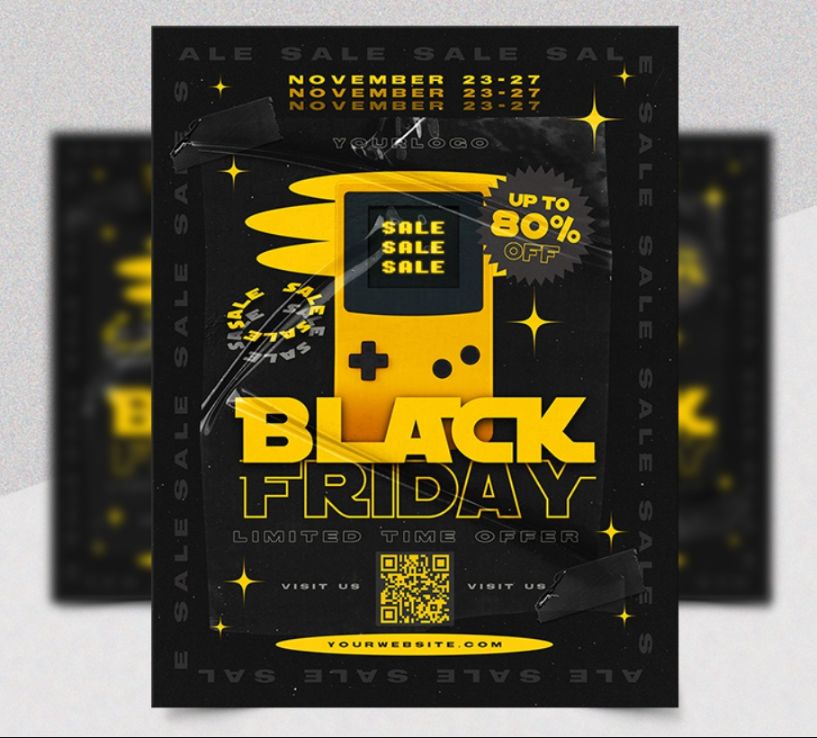 Free Black Friday sale Poster