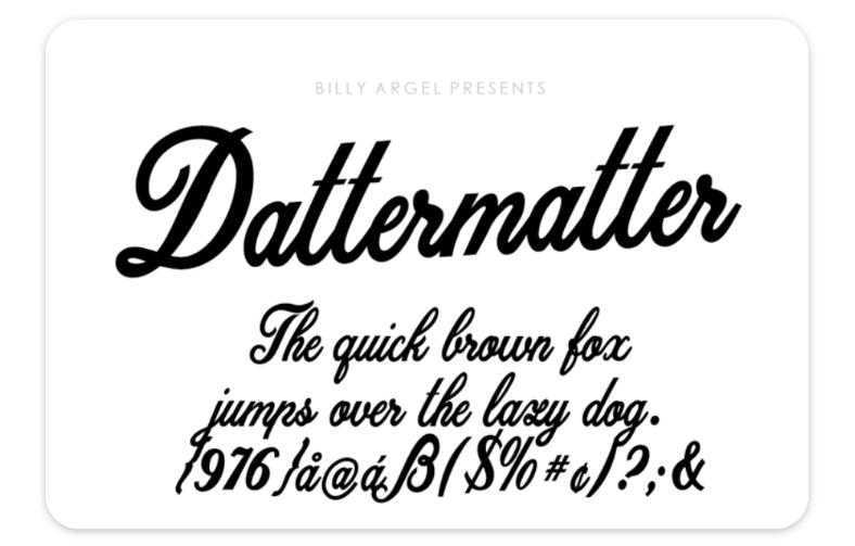 Free Bold Calligraphy Font