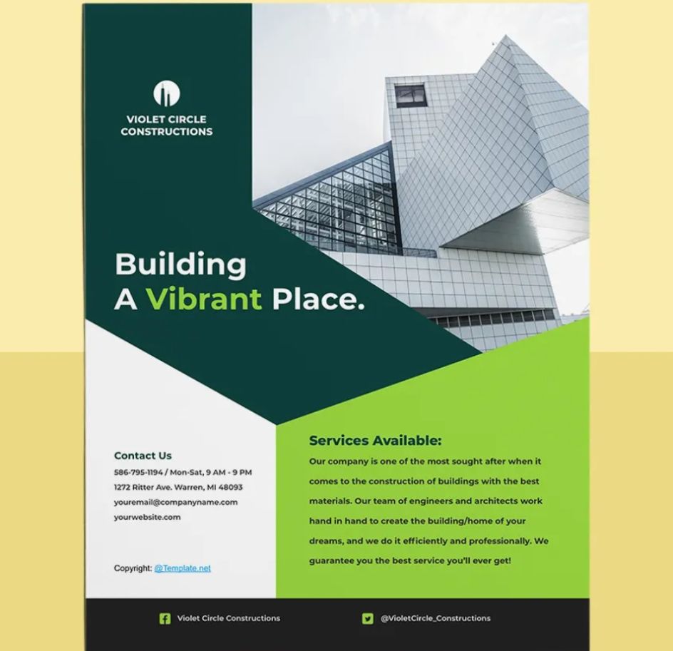 Free Building Agency Flyer
