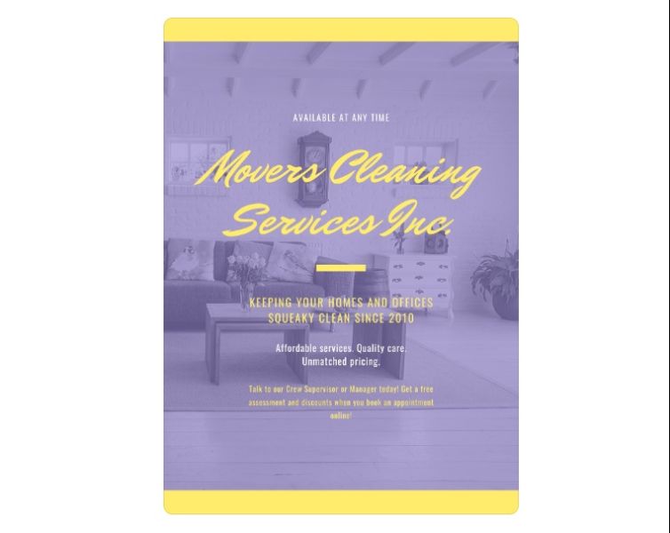 Free Cleaning Flyer Design