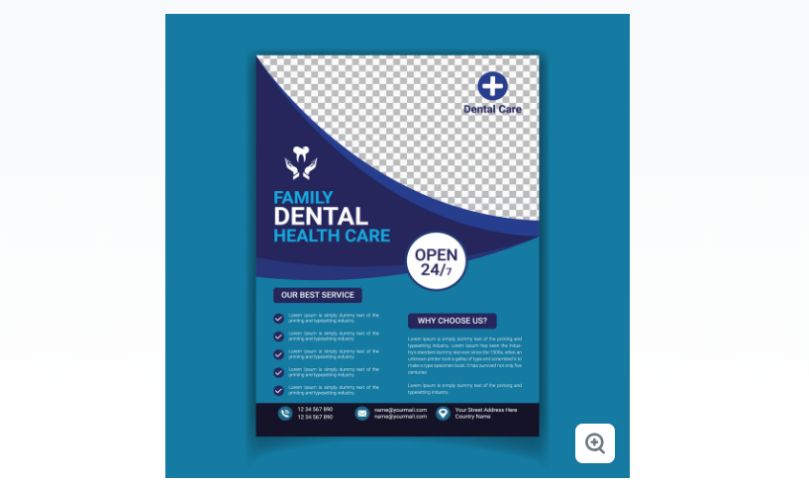 Free Dental Health Care Flyer