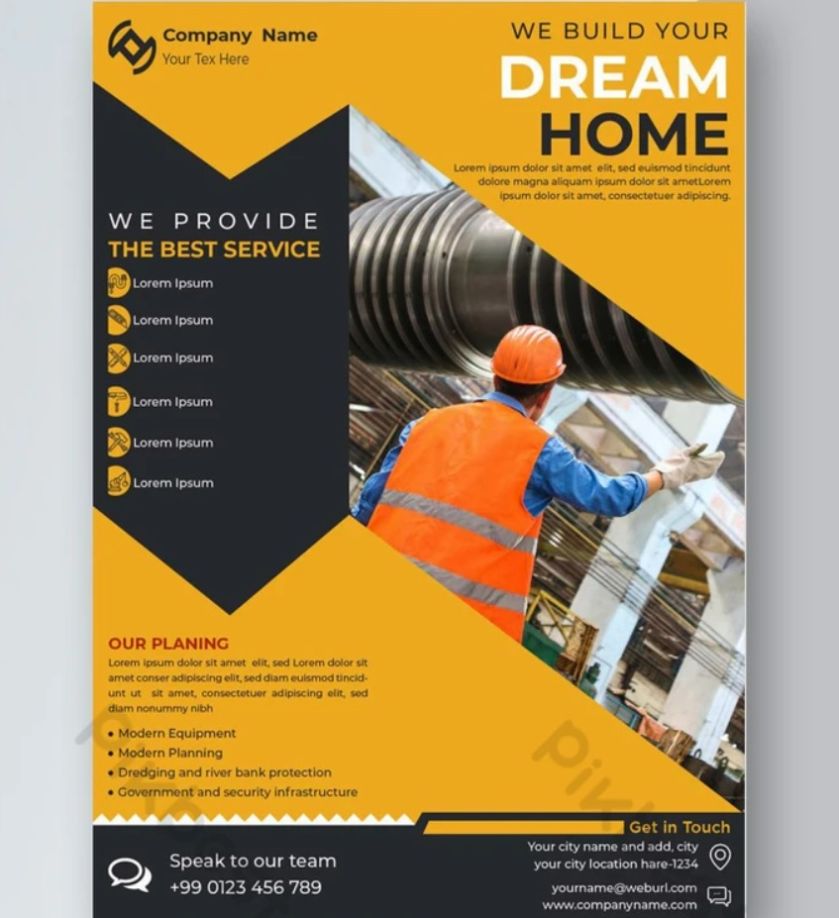 Free Dream Home Flyer Design