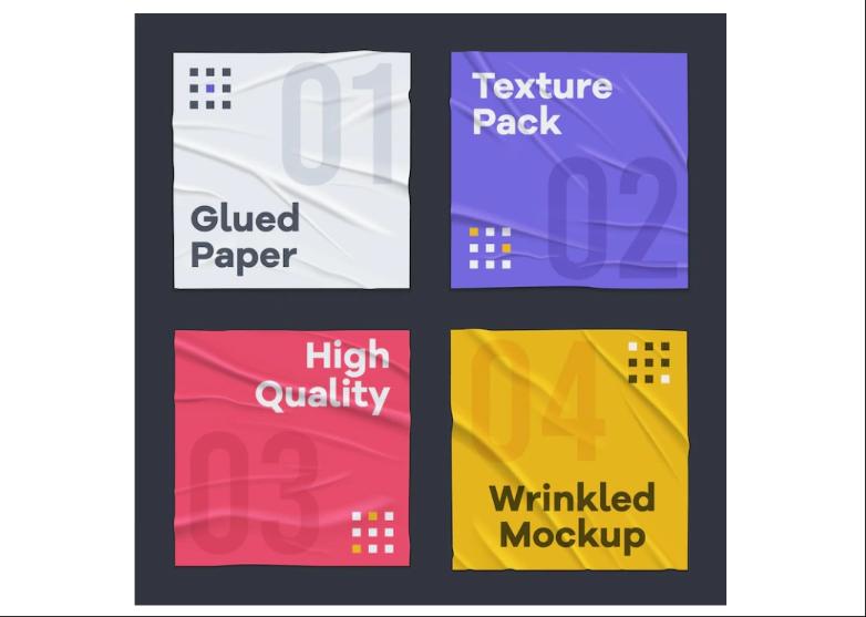 Free Glued Paper Backgrounds