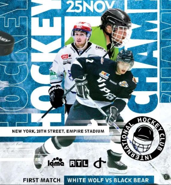 Free Ice Hockey Game Poster
