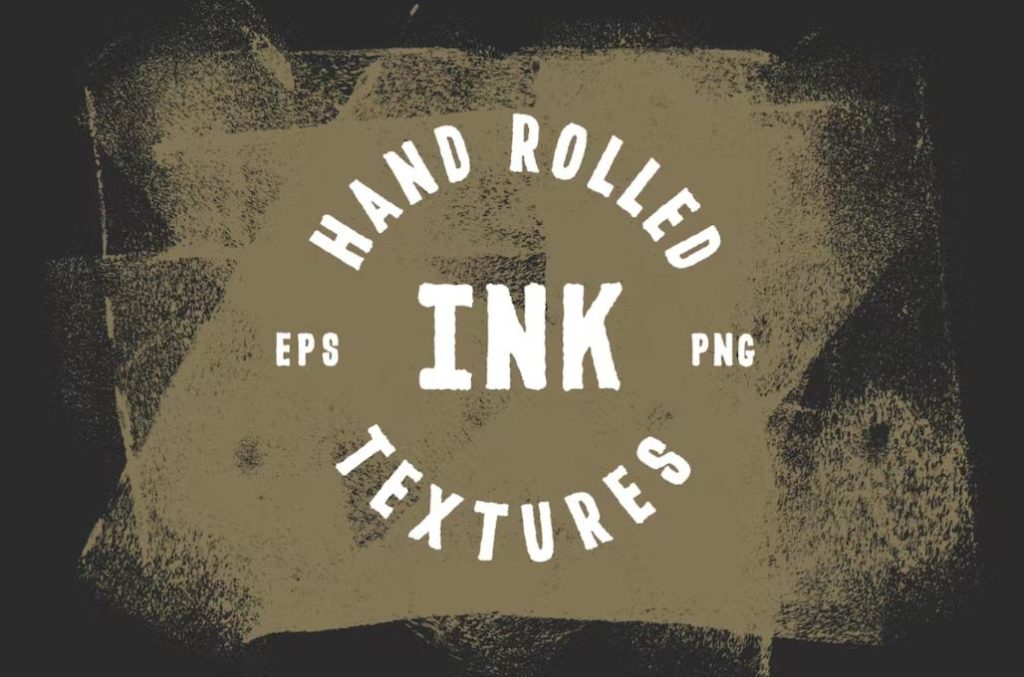 Hand Rolled Ink Backgrounds