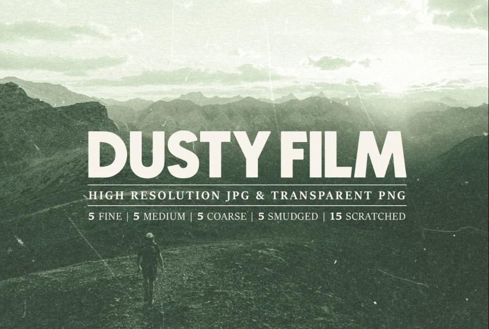 High Resolution Dusty Film Textures