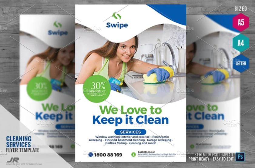 House Cleaners Flyer Template