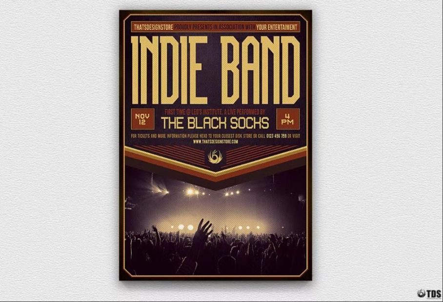 Indie Band Flyer Template