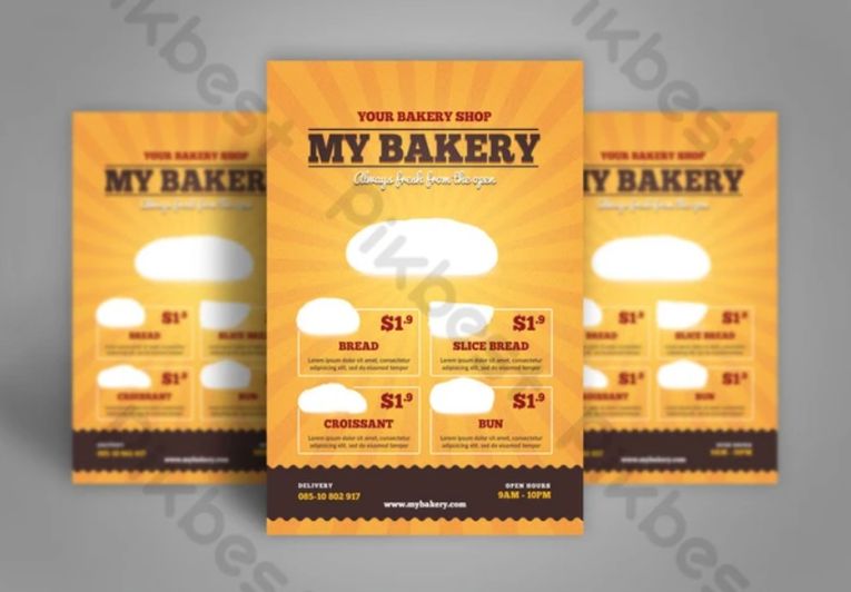 Minimal Bakery Promotional Poster