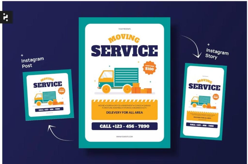 Moving Service Promotional Set