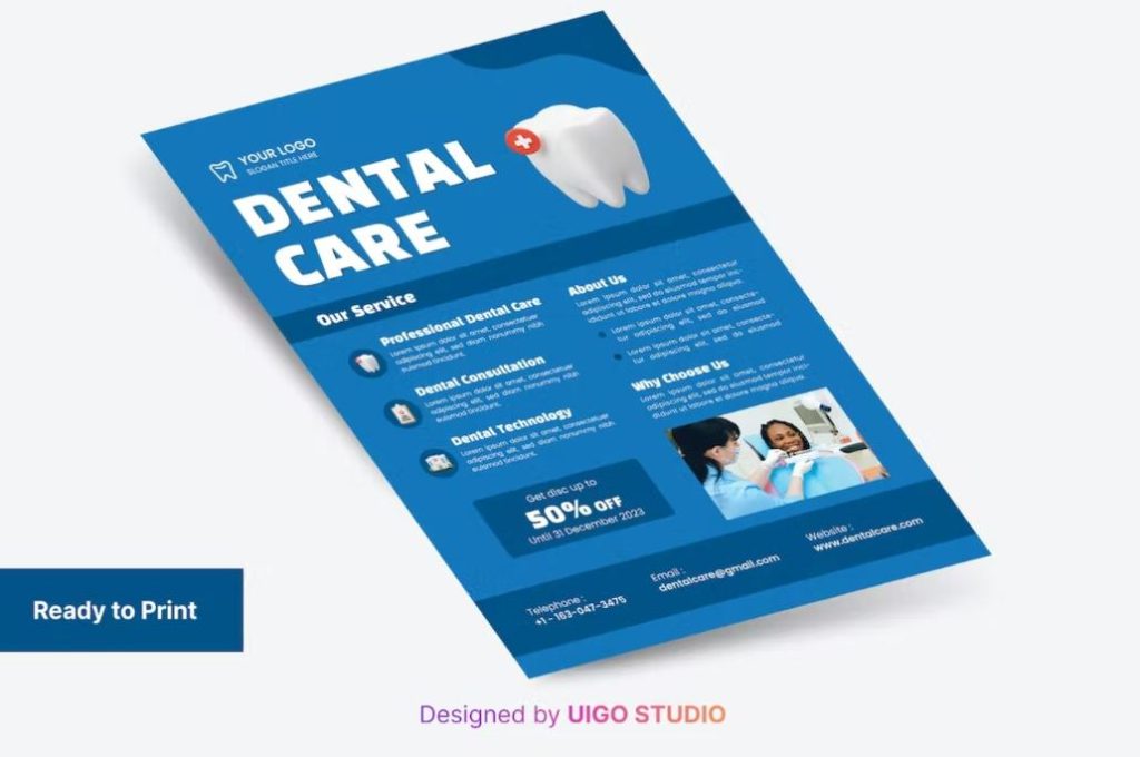 Print Ready Dental Flyer