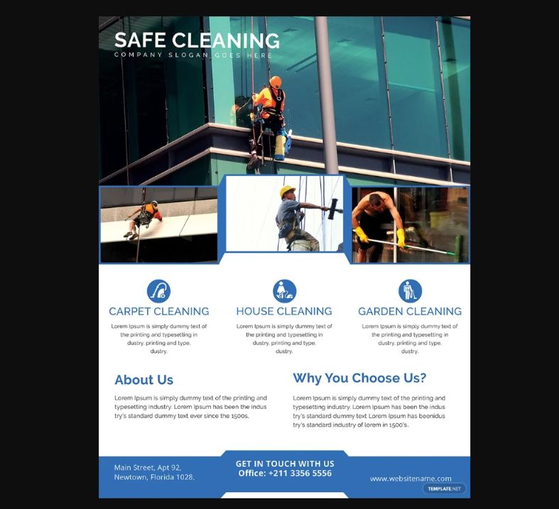 Printable Cleaning Service Flyer