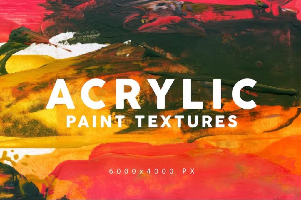 Professional Acrylic Paint Textures