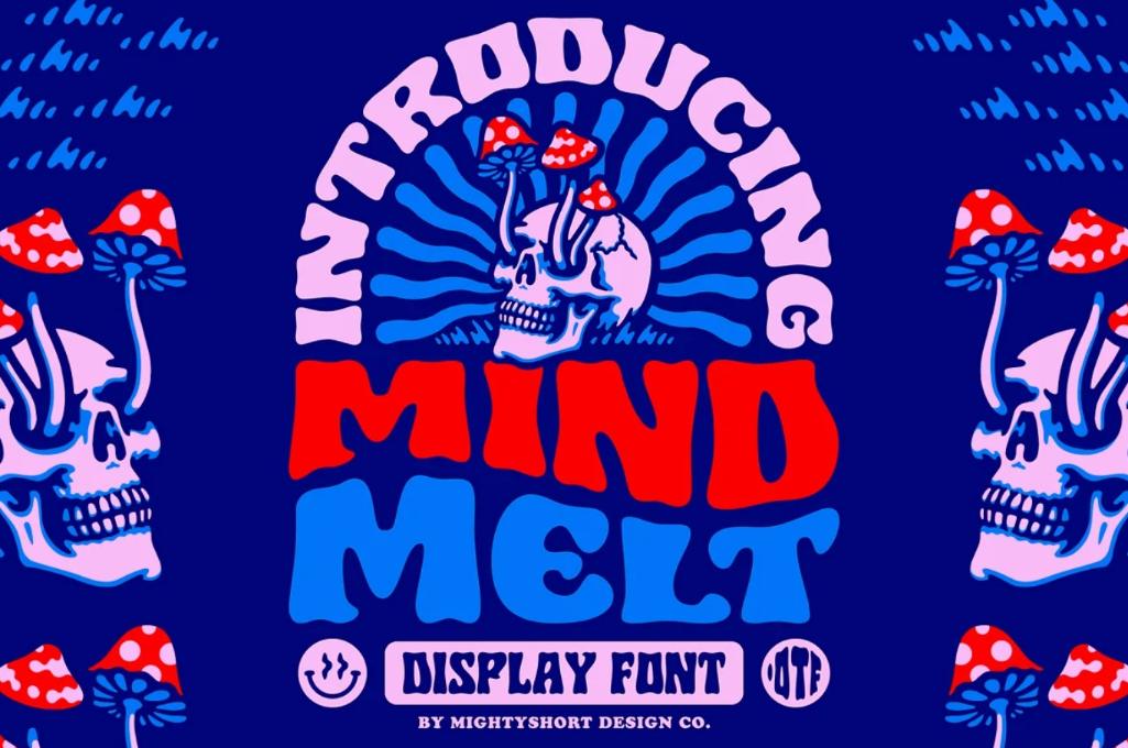 Professional Psychedelic Display Fonts