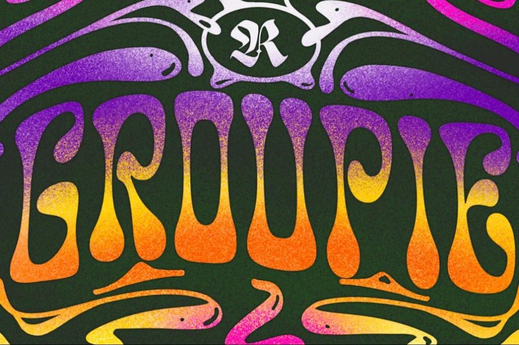 Retro Psychedelic Font