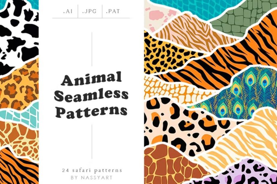 Seamless Animal Skin Patterns