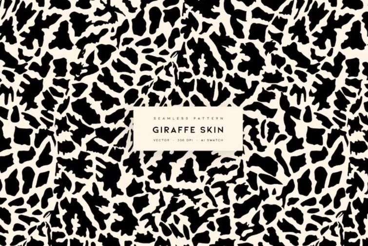 Seamless Giraffe Skin background