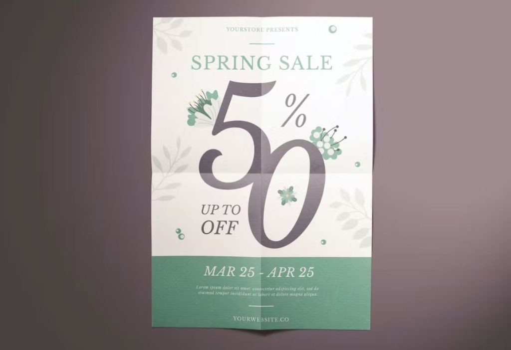 Spring Sale Flyer Design