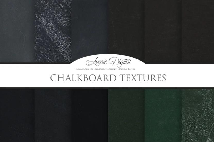 Vintage Chalkboard Textures Set
