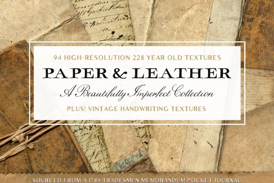 Vintage Paper and Leather Textures