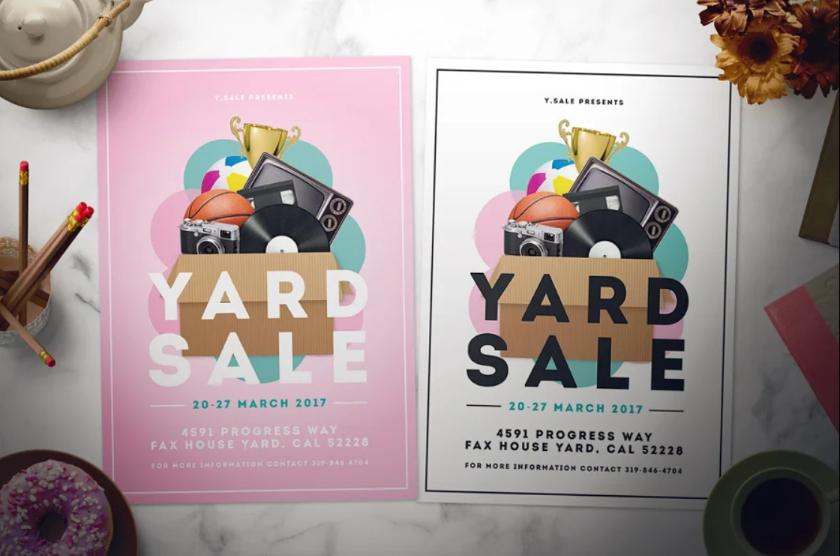 Yard Sale Ad Flyers