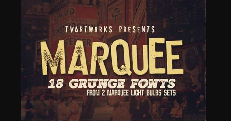 18 Grunge Display Fonts