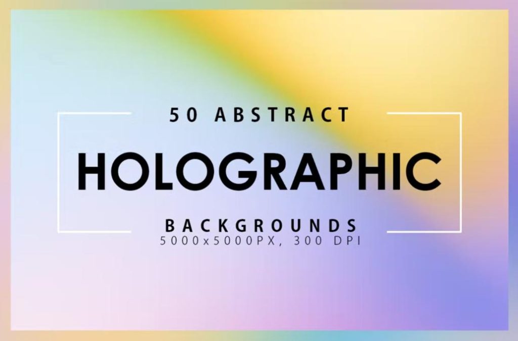 50 Abstract Halo Backgrounds