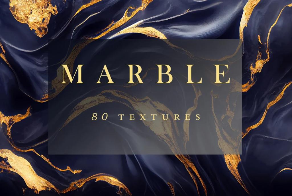 80 Artistic Marble Textures Set