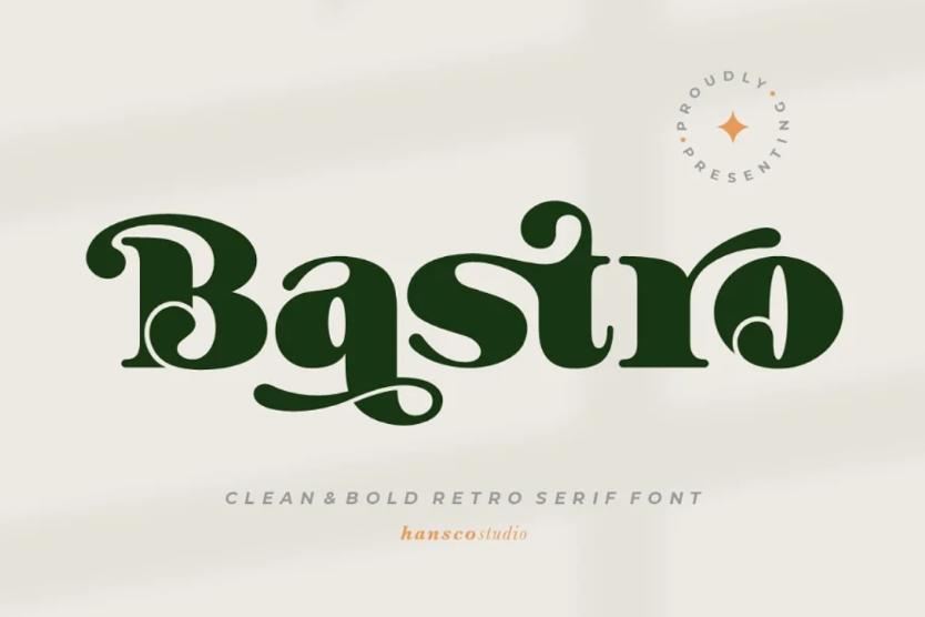 Biold Retro Style Display Fonts