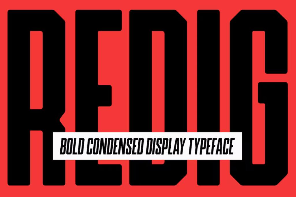 Bold Condensed Display Fonts