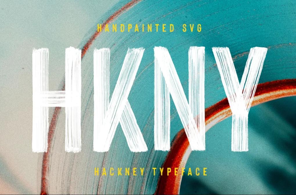 Bold Hand Painted Style fonts