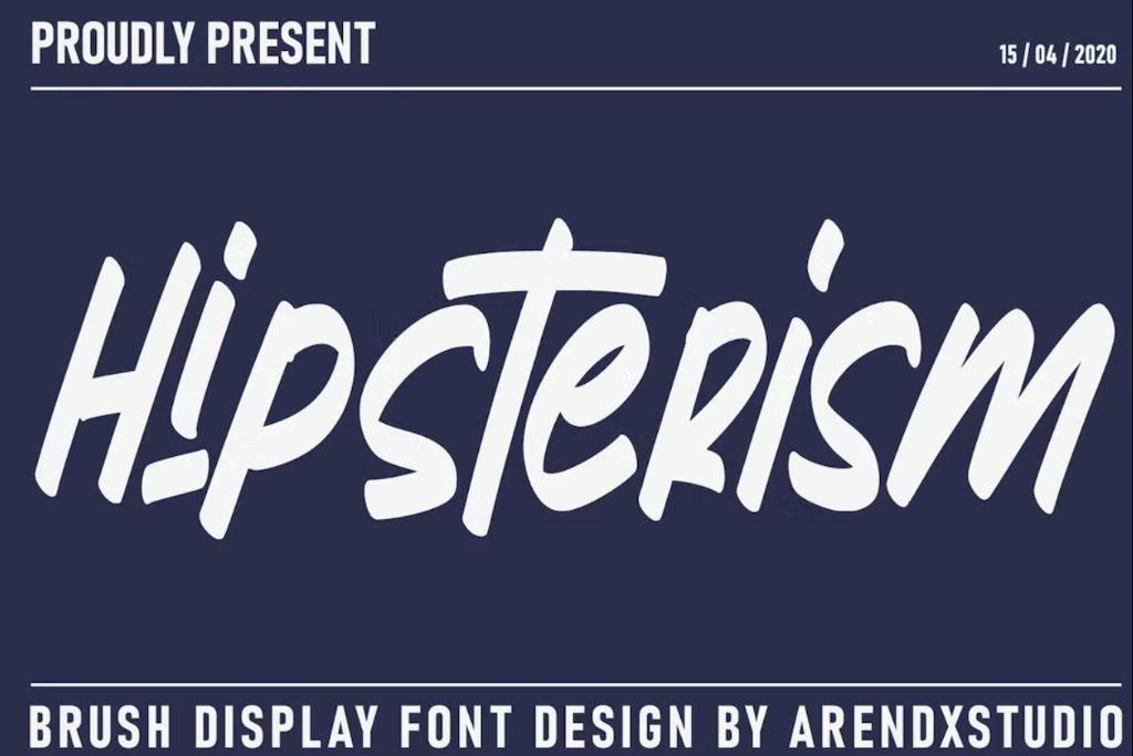 Brush Style Display Fonts