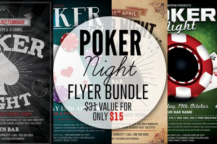 Creative Poker Flyers Bundle