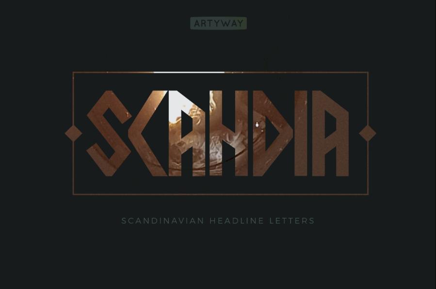 Creative Scandinavian Headline Font