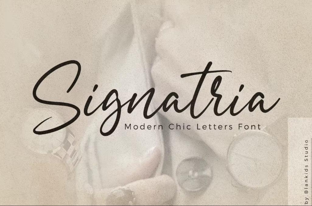 Creative Signature Brush Font