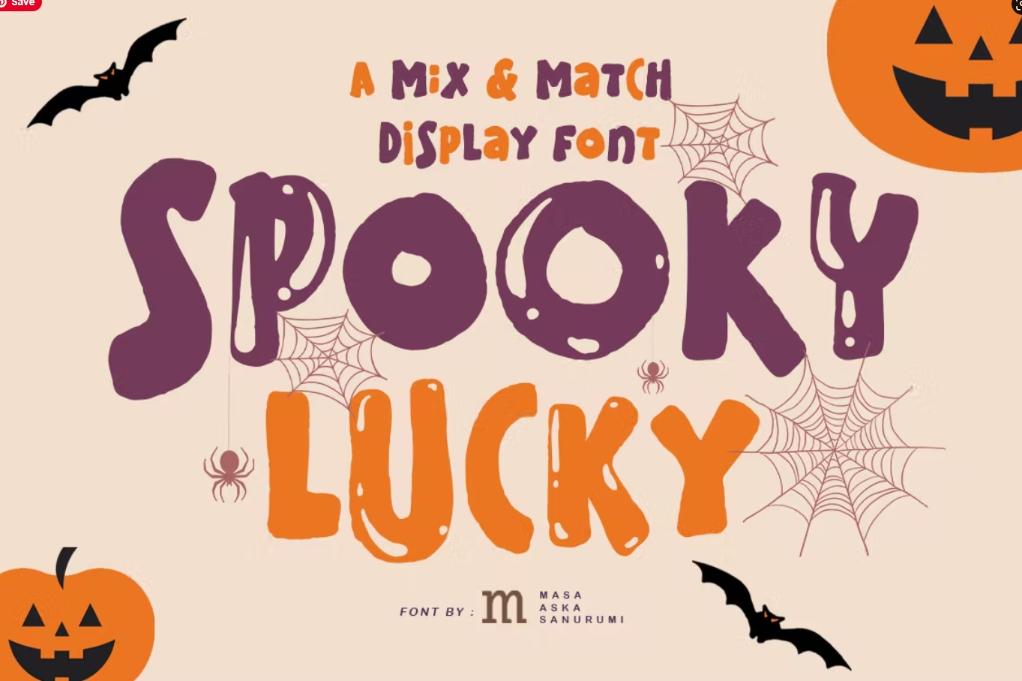 Cute Spooky Display Typefaces