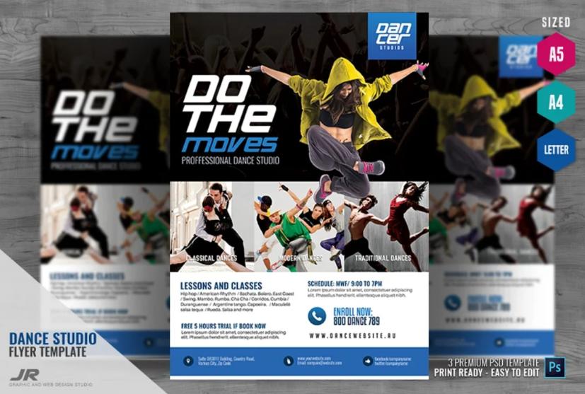 Dance Tutorial Services Flyer Design