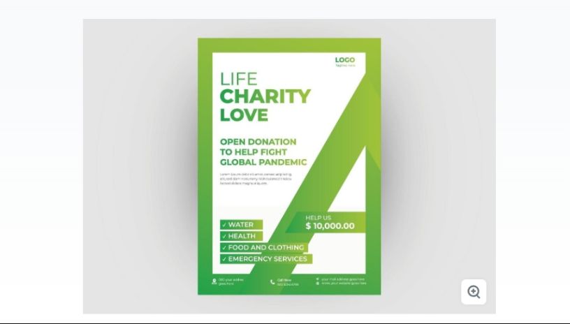 Free Charity Foundation Flyer