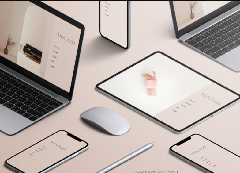 Free Devices Screen Mockup Template