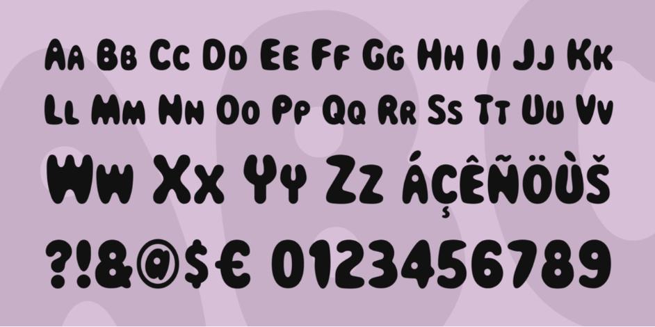 Free Flubber Style Fonts