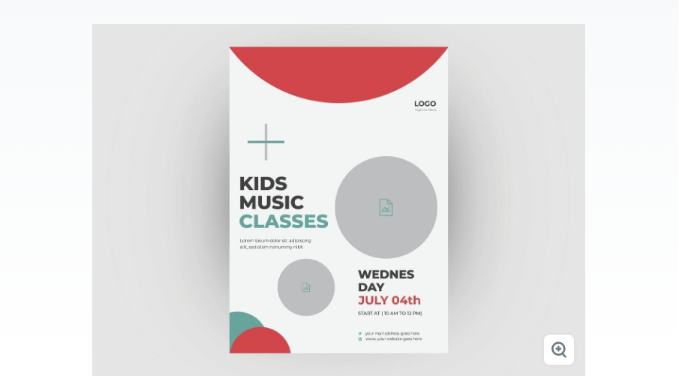 Free Kids Music Classes Poster