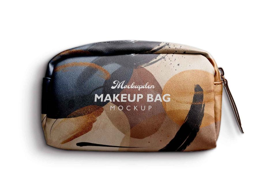 Free Makeup Bag Mockup Template