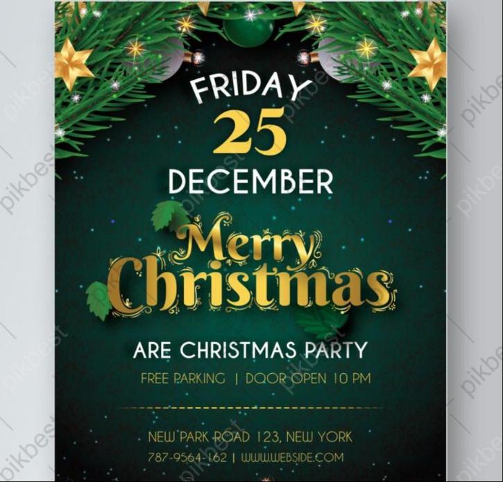 Free Merry Christmas Poster
