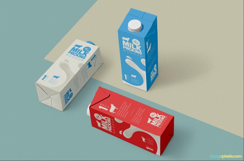 Free Milk Packaging Presentation