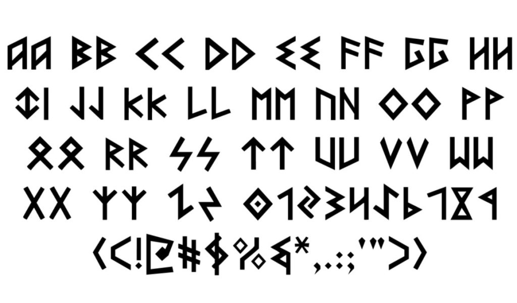 Free Tribal Style Font