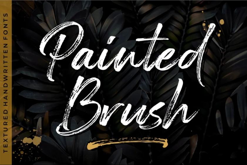 Hand Painted Brush Fonts