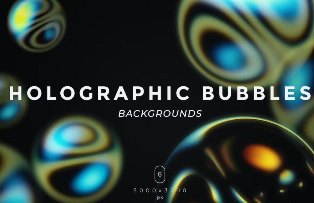 Holographic Bubbles background