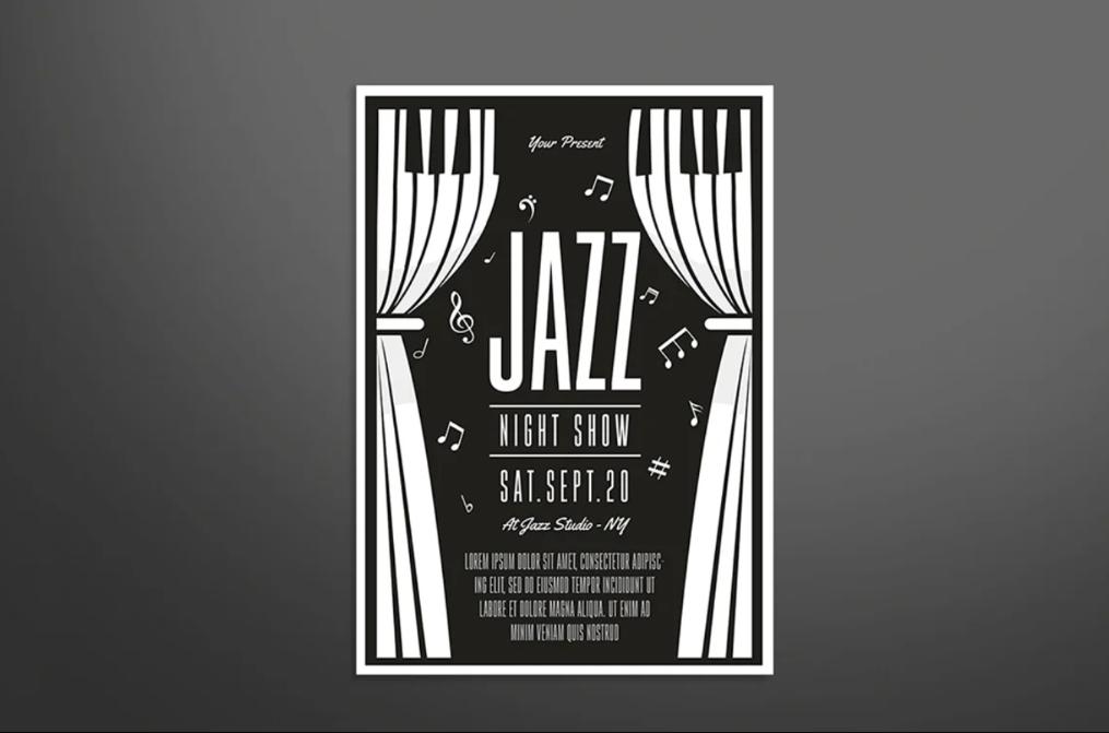 Jazz Night Flyer Design